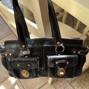 Coach Black Leather Bag